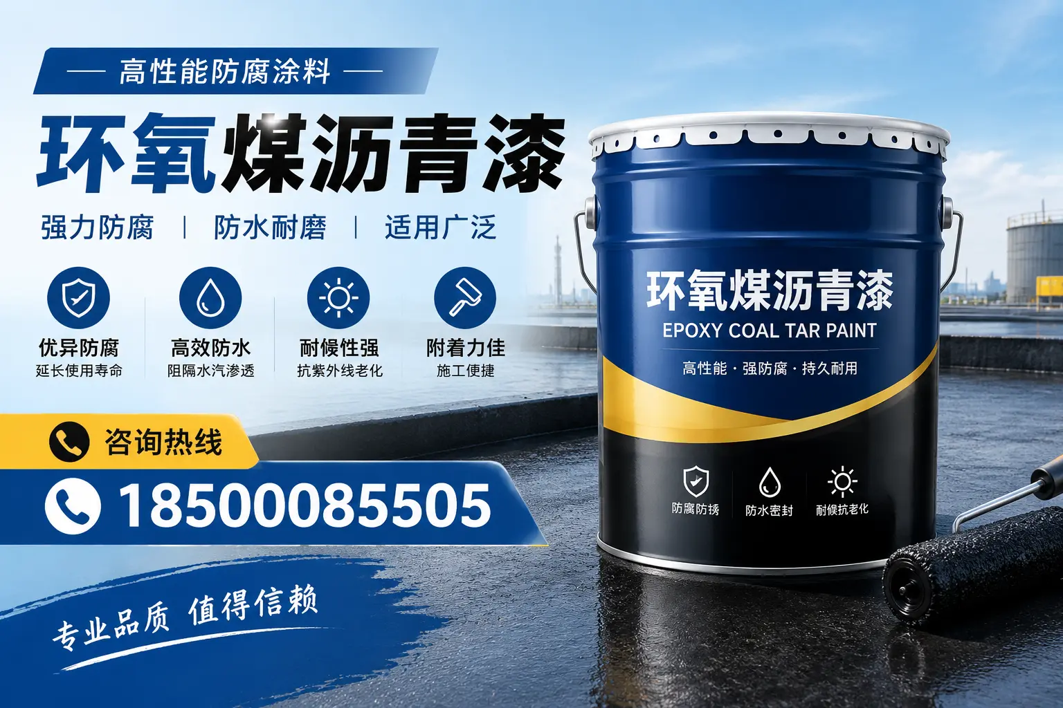 环氧煤沥青漆的主要成分与功能，梅州用户深度了解